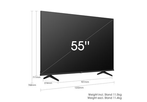 TV QLED 55- Hisense 55E78HQ, 4K Smart TV, Dolby Vision & Dolby Atmos,  HDR10, Game Mode