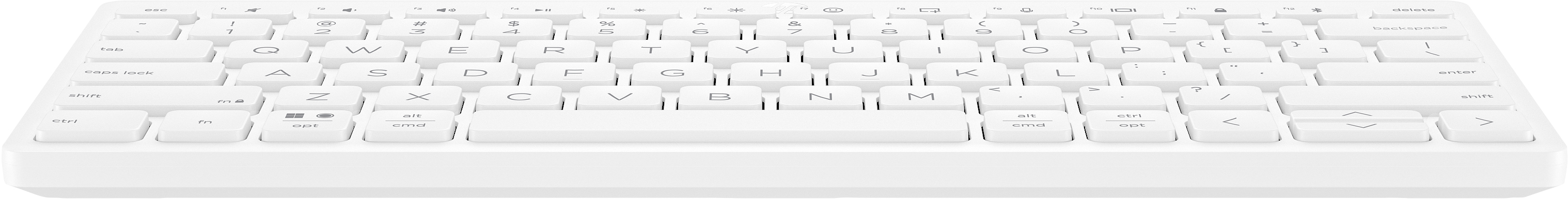 Tastatur, Weiß Bluetooth, Bluetooth, Mechanisch, Kompakte 350 HP
