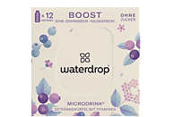WATERDROP Microdrink Boost 12er, Schwarze Johannisbeere - Holunderbeere - Açaí