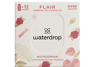 WATERDROP Microdrink Flair 12er, Himbeere - Holunderblüte - Lindenblüte