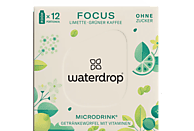 WATERDROP Microdrink Focus 12er, Limette - Grüner Kaffee - Zitronenblatt