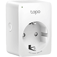 Enchufe inteligente - ‎TP-Link Tapo P100 Mini, Wi-Fi, Bluetooth 4.2, Alexa, Google, Modo Ausente, Blanco
