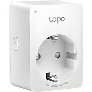 Enchufe inteligente - ‎TP-Link Tapo P100 Mini, Wi-Fi, Bluetooth 4.2, Alexa, Google, Modo Ausente, Blanco