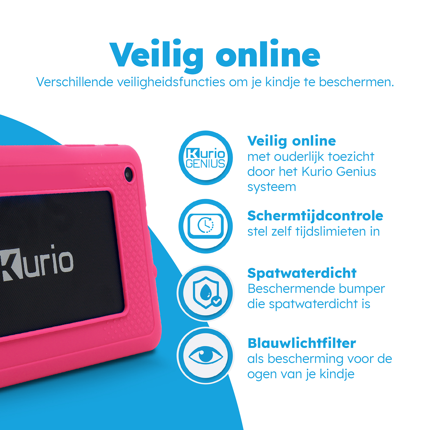 KURIO Tab Ultra 2 - Nickelodeon - Pink - 7"