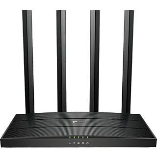 Router WiFi - TP-Link Archer C6, 1200 Mbps, Doble Banda, MU-MIMO, Beamforming, Gigabit, WPS, WPA3