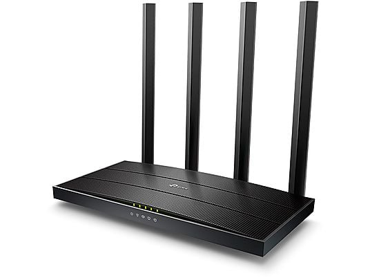Router WiFi - TP-Link Archer C6, 1200 Mbps, Doble Banda, MU-MIMO, Beamforming, Gigabit, WPS, WPA3