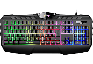 GWINGS gaming billentyűzet, RGB, Magyar kiosztás (GW9360KB)