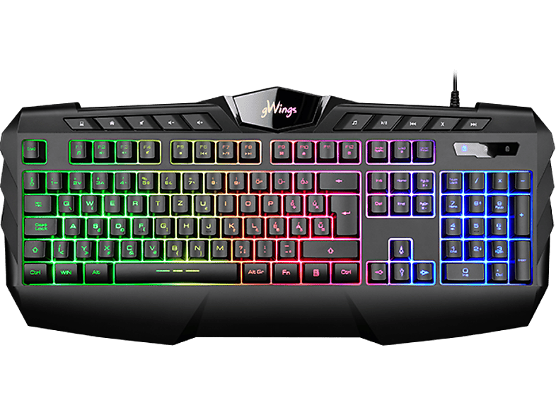 GWINGS gaming billentyűzet, RGB, Magyar kiosztás (GW9360KB)