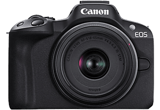CANON EOS R50 digitális fényképezőgép váz, fekete + RF-S 18-45, EU26(5811C013AA)