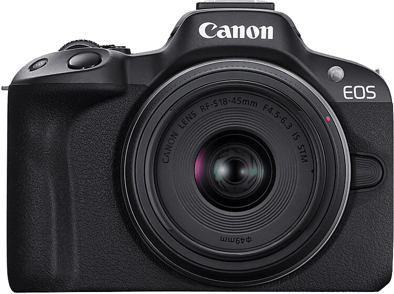 CANON EOS R50 digitális fényképezőgép váz, fekete + RF-S 18-45, EU26(5811C013AA)