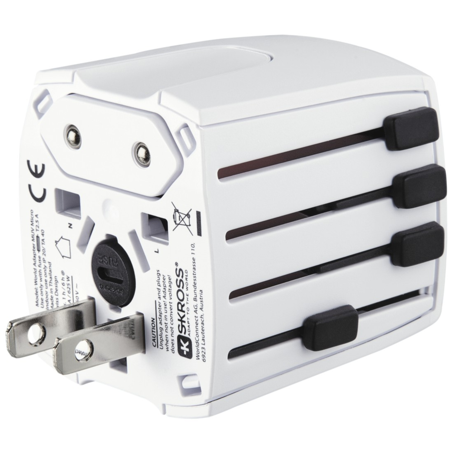 HAMA Adaptateur de voyage Universel MUV Micro (223472)