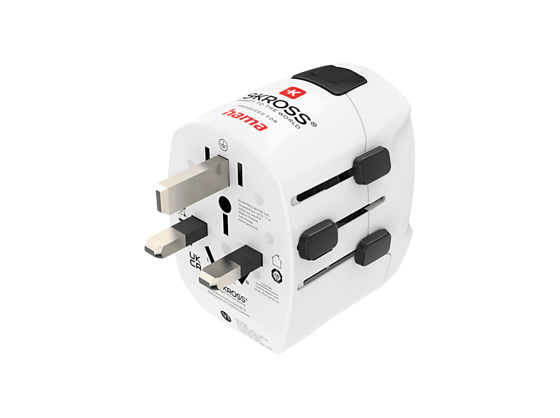 Hama Adaptateur de voyage mondial World Travel Pro Light USB