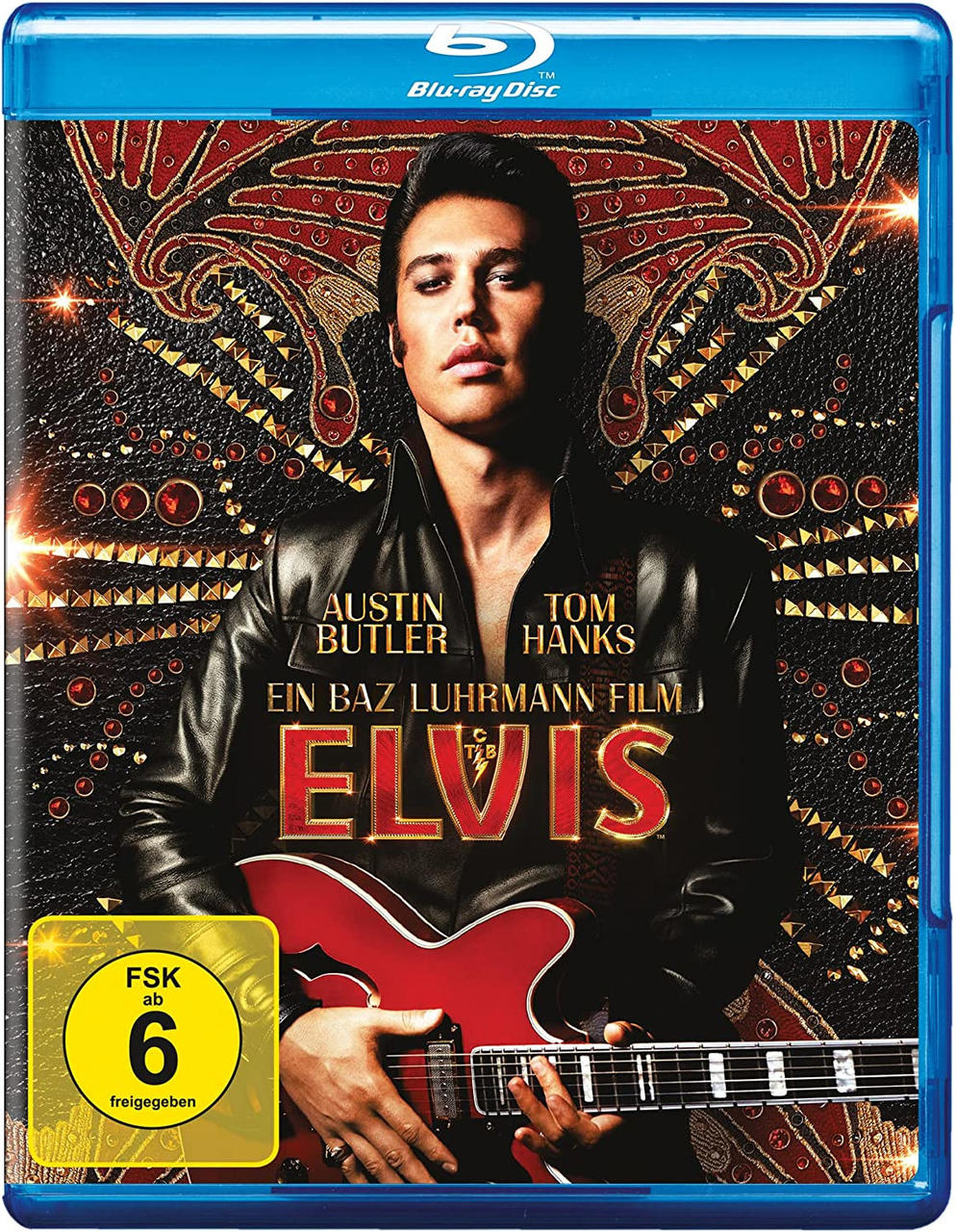 Elvis Filmcover mit Austin Butler. Blu-ray Disc.