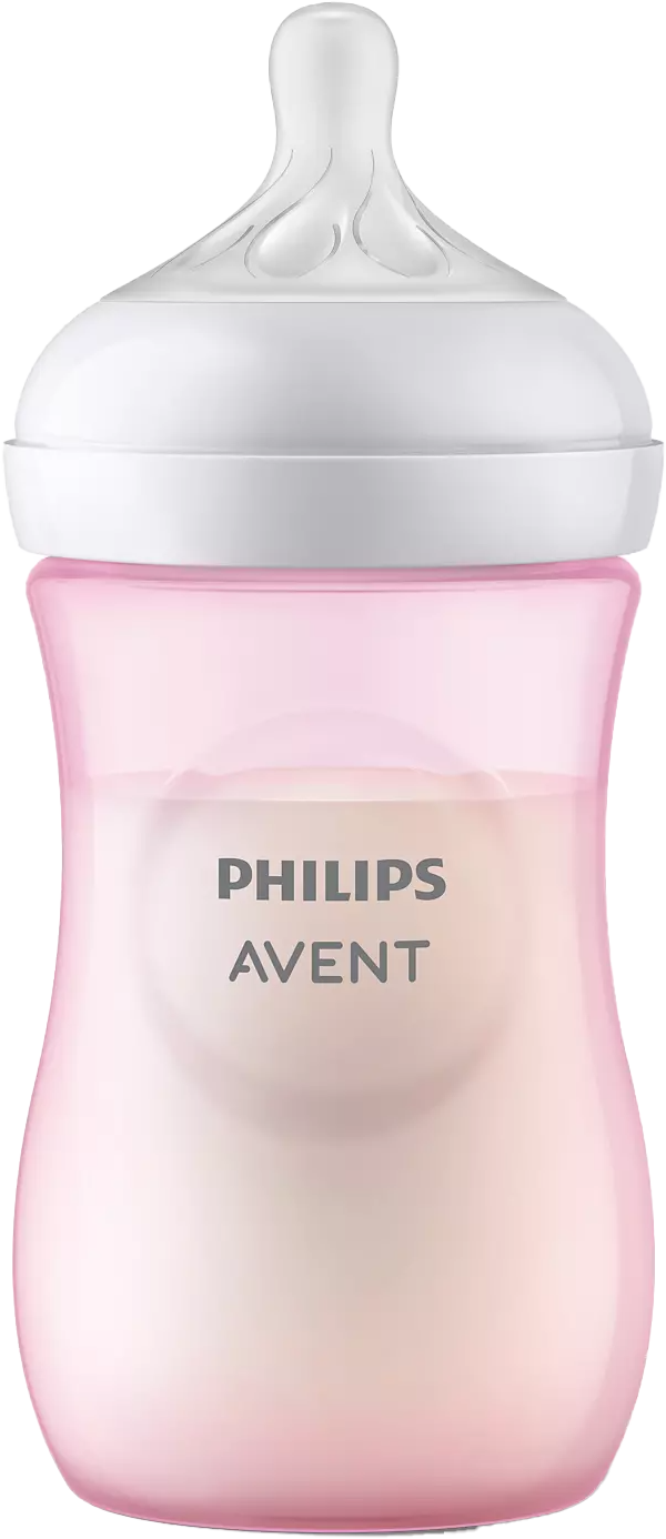 PHILIPS AVENT Natural SCY903/11 Cumisüveg, rózsaszín, 260ml
