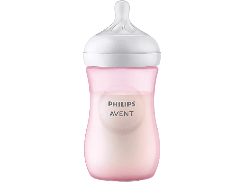 PHILIPS AVENT Natural SCY903/11 Cumisüveg, rózsaszín, 260ml