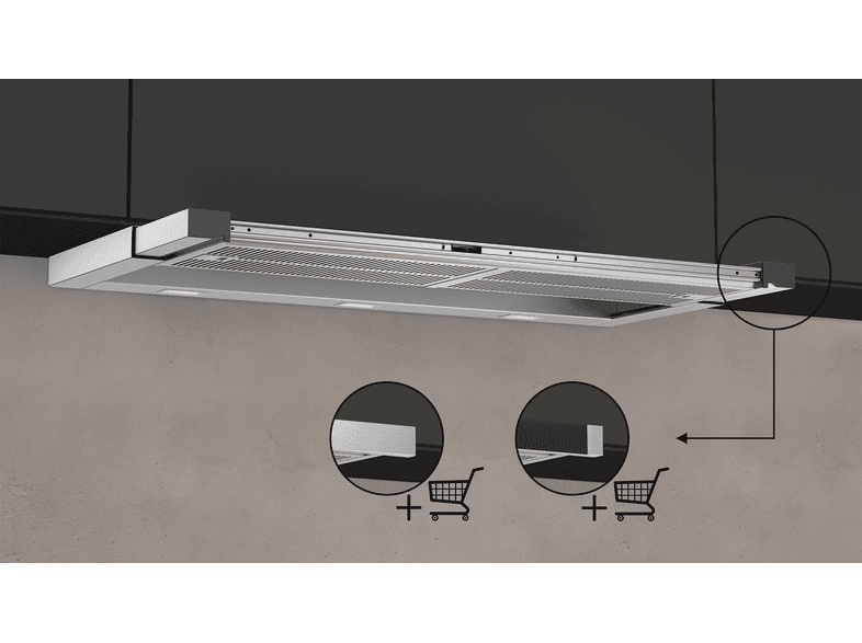 Neff D49ML54X1, Dunstabzugshaube (898 mm breit, 290 mm tief) — Foto 2 von 5