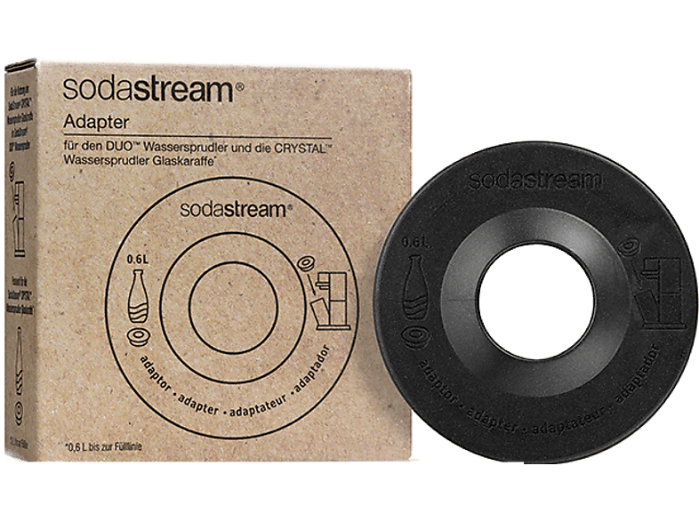 Sodastream Glaskaraffen Adapter für Duo Wassersprudler