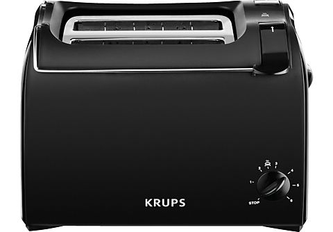 KRUPS 2) Toaster | Watt, KH Toaster Schwarz ProAroma (700 MediaMarkt Schlitze: Schwarz 1518