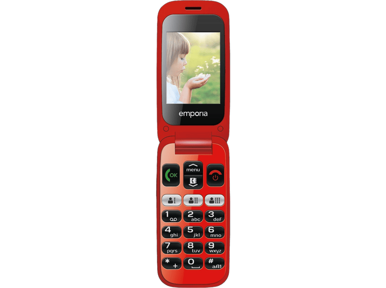 Emporia One Sr Téléphone Portable Noir/Rouge