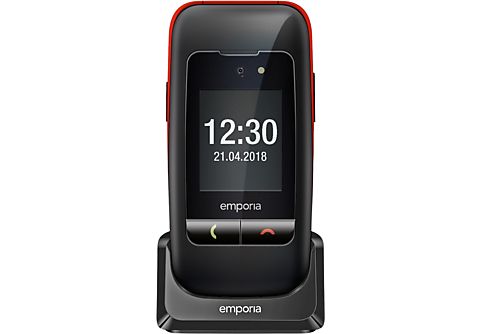 EMPORIA One Senior Feature Phone - 32 MB Zwart/Rood