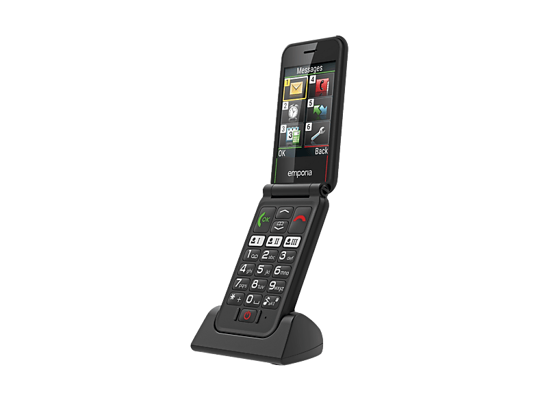 Emporia simplicityglam, Schwarz; Mobiltelefon — Foto 3 von 3