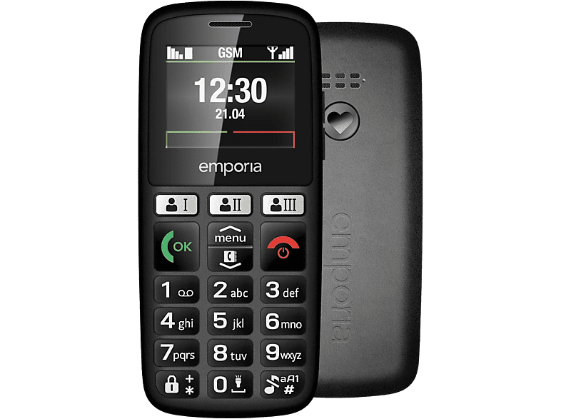 Emporia Happy Feature Phone - Zwart