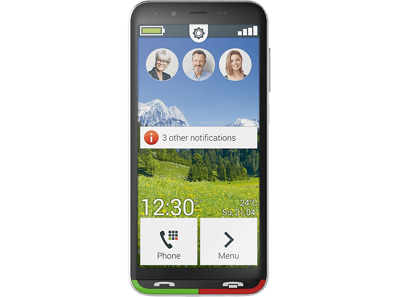 Emporia Super Easy - Senioren Mobiele Telefoon - Zwart
