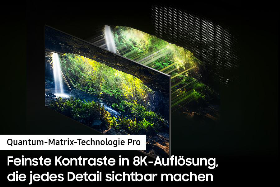 SAMSUNG GQ65QN900C Neo QLED TV (Flat, 65 Zoll / 163 cm, UHD 8K, SMART TV, Tizen)