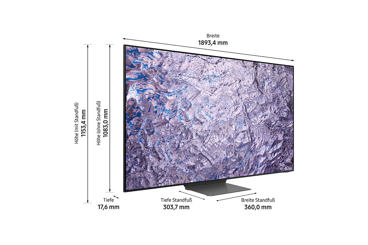 (Flat, SMART TV TV, UHD 8K, cm, QLED / GQ85QN800C SAMSUNG 214 Zoll 85 Neo Tizen)