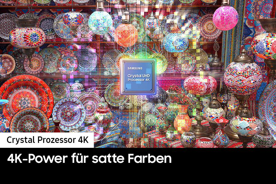 Zoll LED SAMSUNG 4K, UHD / TV cm, Tizen) GU55CU7179 (Flat, TV, 138 SMART 55