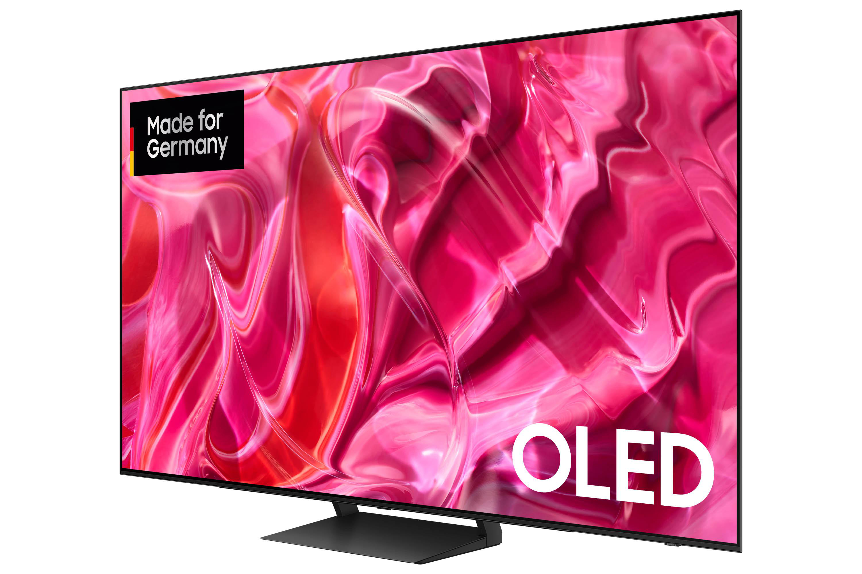 SAMSUNG GQ55S90CAT Tizen) SMART OLED OLED / TV 4K, Zoll 138 55 TV, (Flat, cm