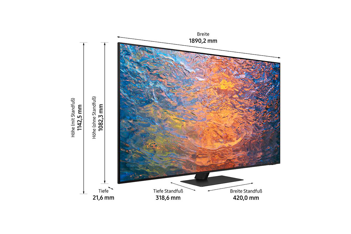 SAMSUNG GQ85QN95C NEO QLED TV (Flat, 85 Zoll / 214 cm, UHD 4K, SMART TV, Tizen)