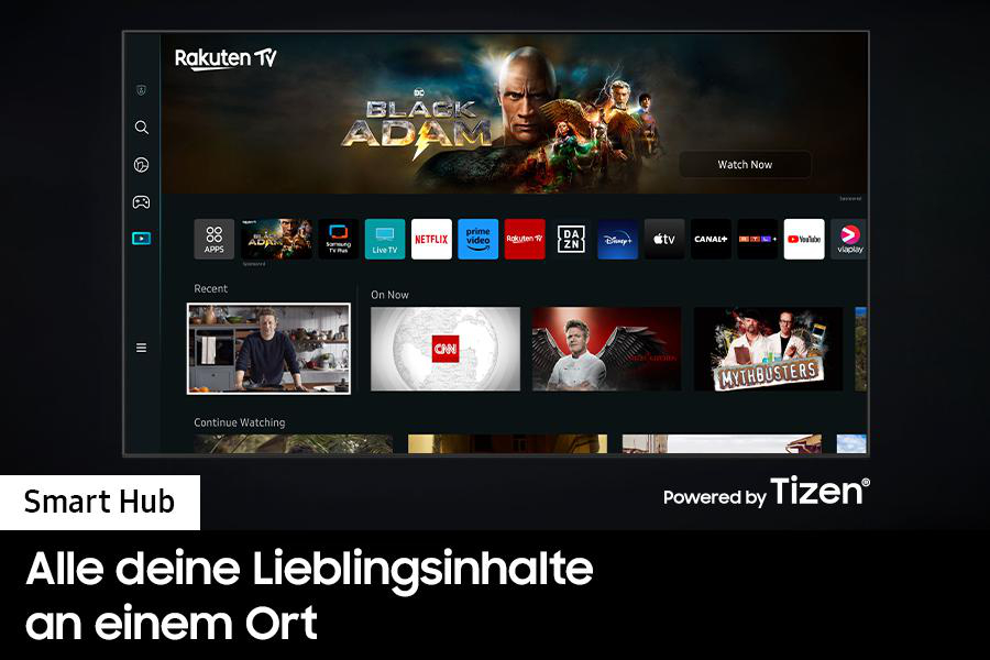 SAMSUNG GQ85Q70CAT QLED TV (Flat, 85 Zoll / 214 cm, UHD 4K, SMART TV, Tizen)