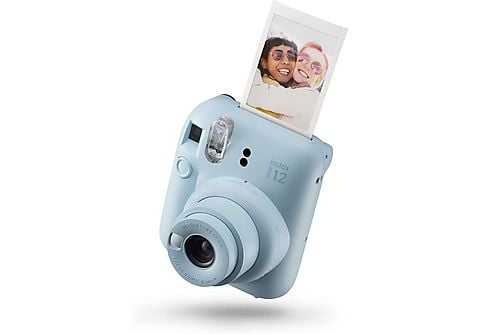 Cámara instantánea - Fujifilm Instax Mini 12, 62× 46 mm, Flash, Azul pastel