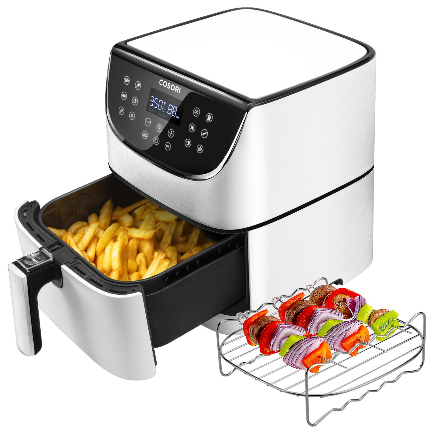 COSORI CP158-AF-RXW Heißluftfritteuse 1700 Watt Weiß