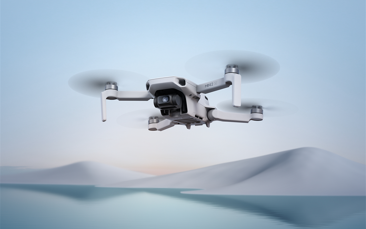 Weiß Drohne, Mini 2 SE Fly More Combo DJI