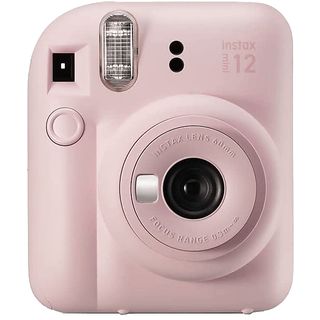 Cámara instantánea - Fujifilm Instax Mini 12, 62× 46 mm, Flash, Rosa pastel