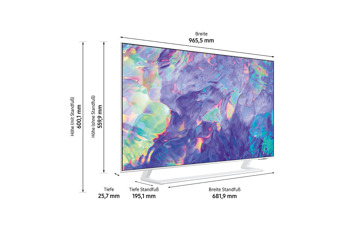 SAMSUNG GU43CU8589 LED TV (Flat, 43 Zoll / 108 cm, UHD 4K, SMART TV, Tizen)