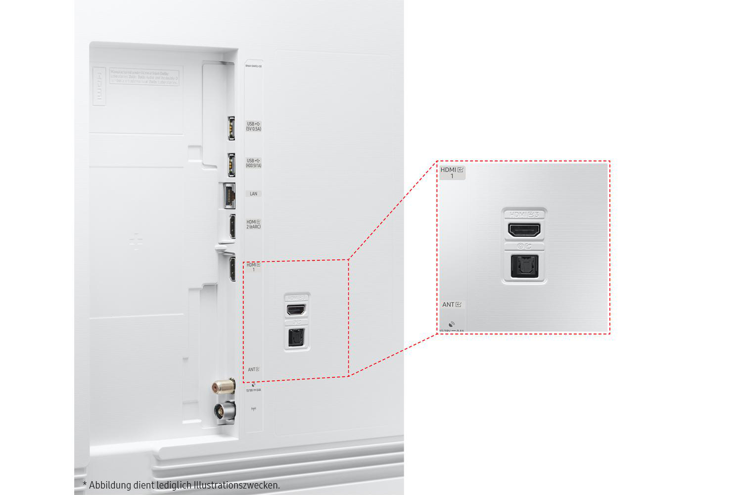SAMSUNG GU43CU8589 LED TV (Flat, 43 Zoll / 108 cm, UHD 4K, SMART TV, Tizen)