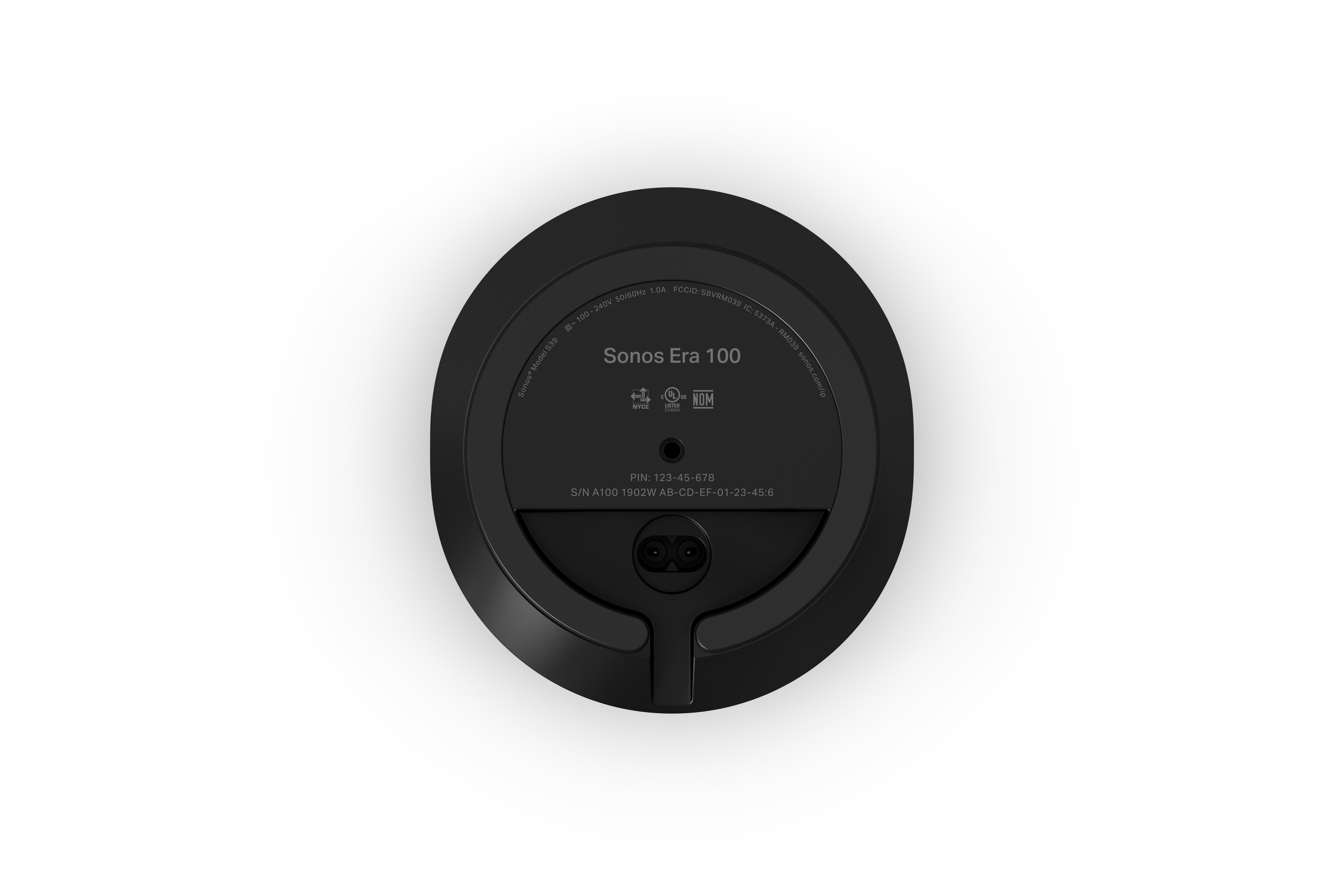 Bluetooth, 100 SONOS App-steuerbar, Era Lautsprecher Black