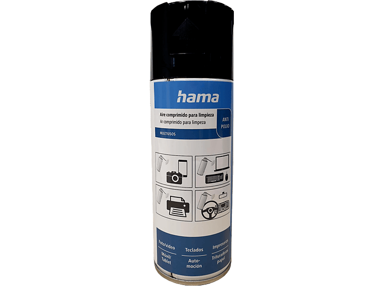 Aire comprimido  Hama 69005801, 400 ml, Limpieza de todo tipo de productos