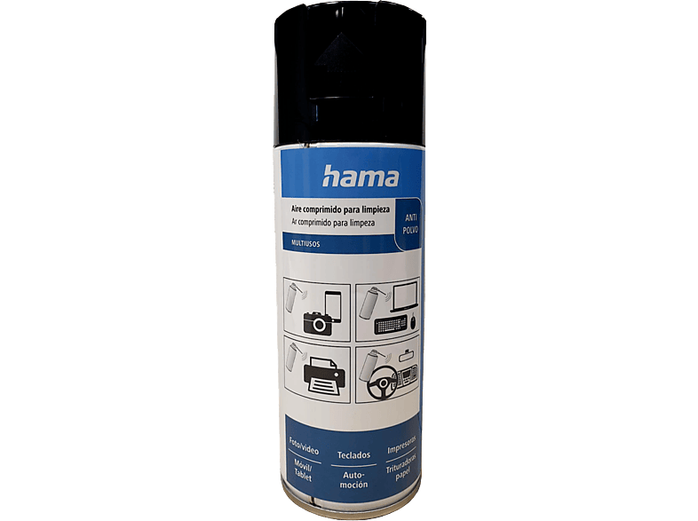 Aire comprimido - Hama 69005801, 400 ml, Limpieza de todo tipo productos