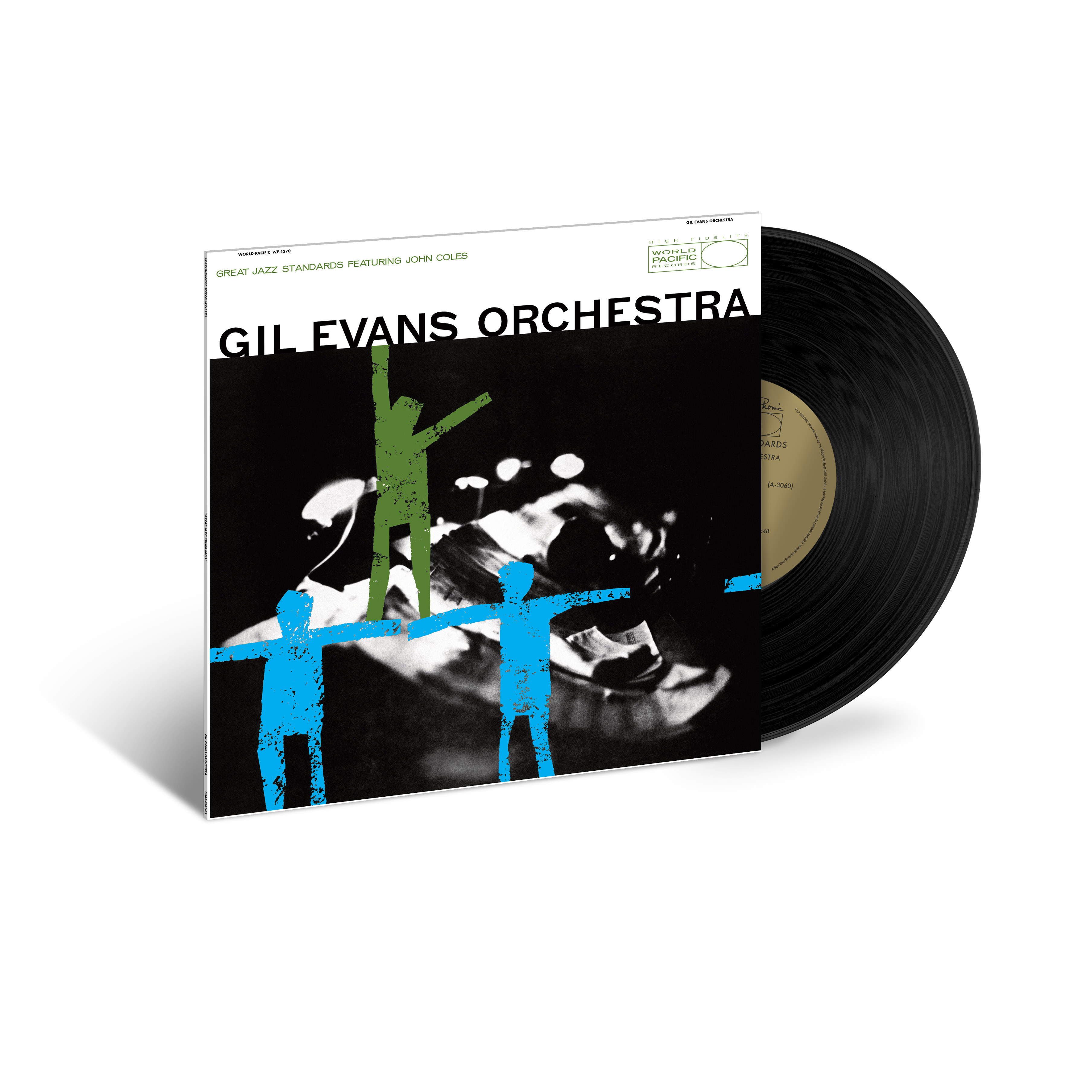 Albumcover für Gil Evans Orchestra mit John Coles, mit abstrakten Figuren.