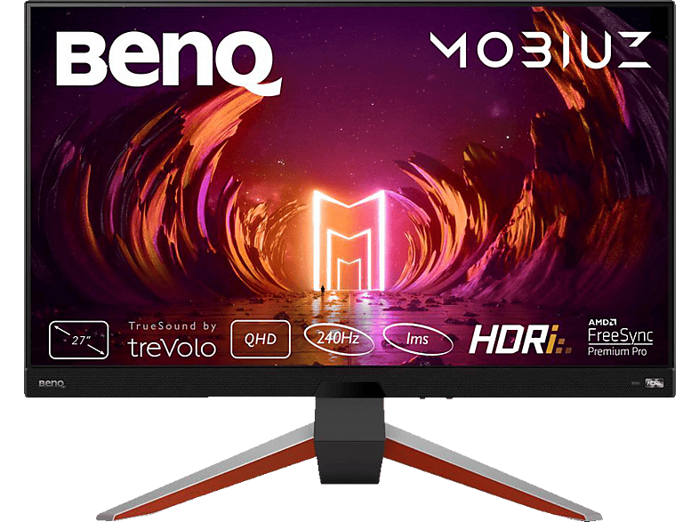 BENQ MOBIUZ EX270QM 27 Zoll QHD Gaming Monitor (1 ms Reaktionszeit, 240 ...