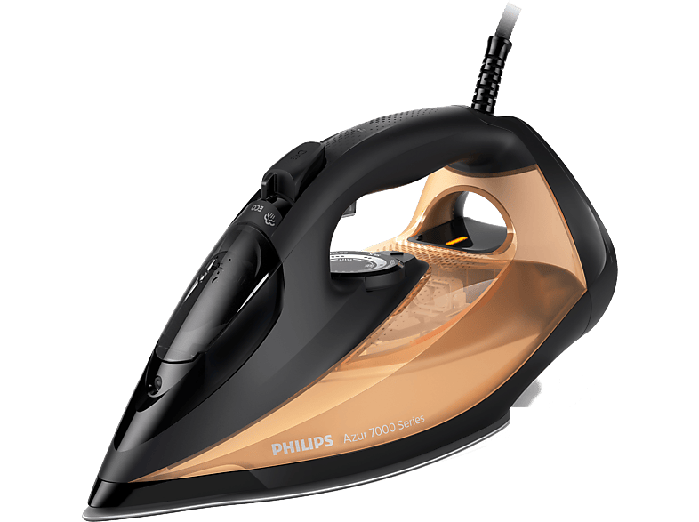Philips DST7040/80 Dampfbügeleisen (2800 Watt, Schwarz/Gold)