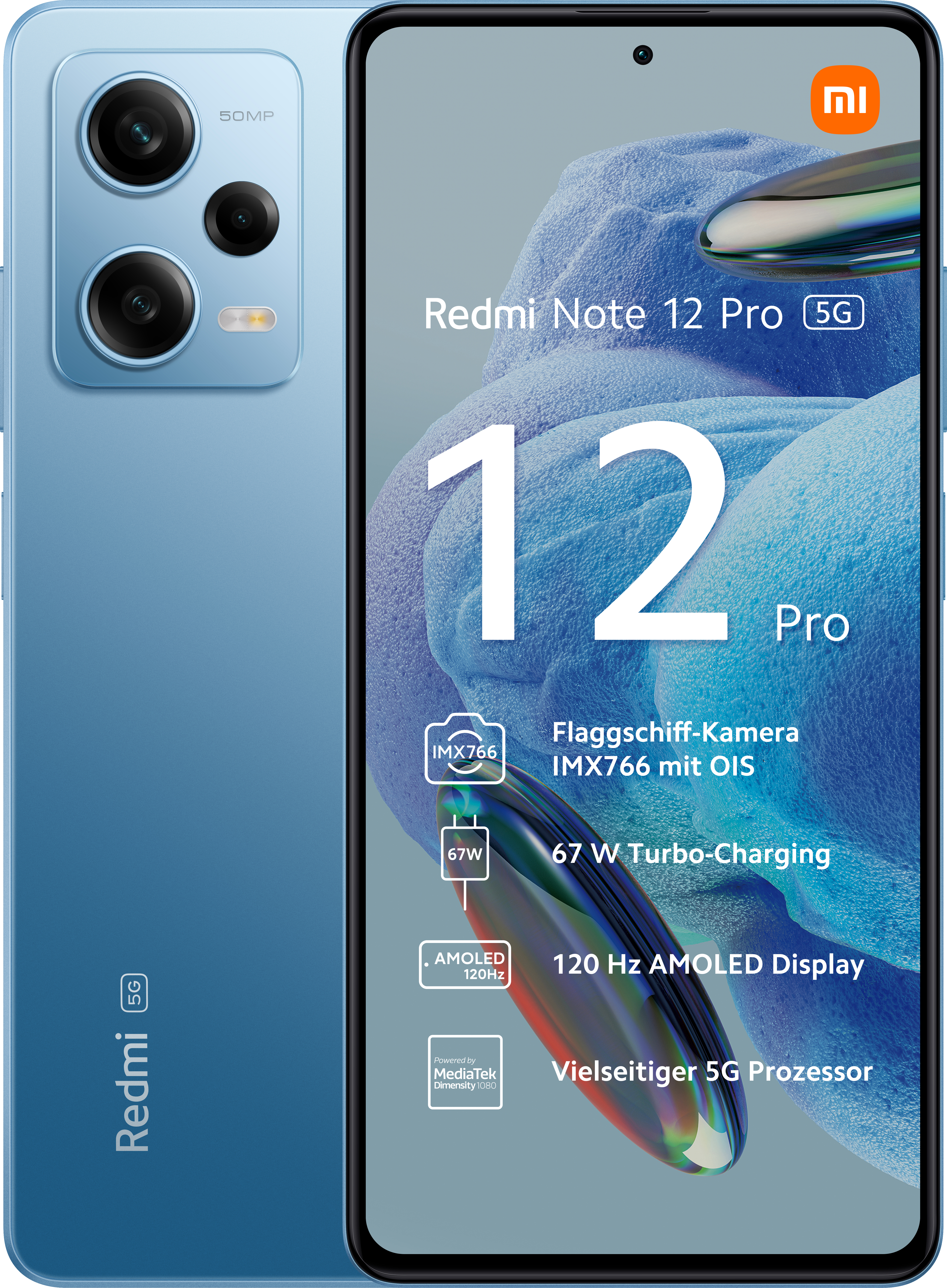 SIM Sky Note 5G GB Redmi XIAOMI 12 Blue Pro 128 Dual