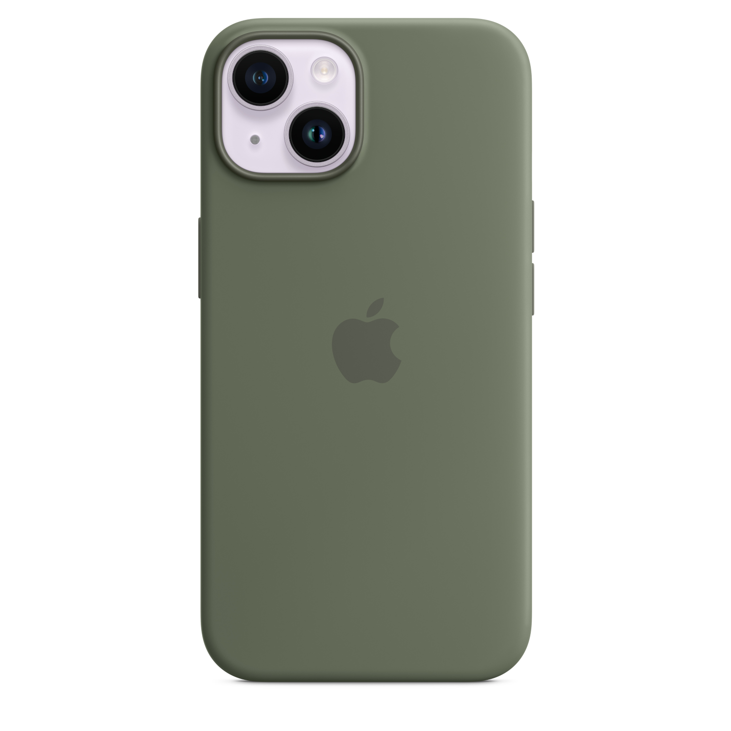 APPLE Cover Silicone MagSafe iPhone 14 Olijfgroen (MQU83ZM/A)