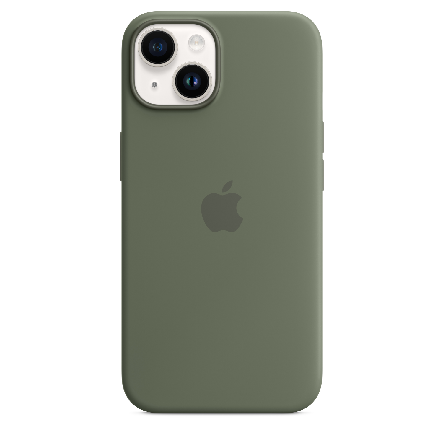 APPLE Cover Silicone MagSafe iPhone 14 Olijfgroen (MQU83ZM/A)