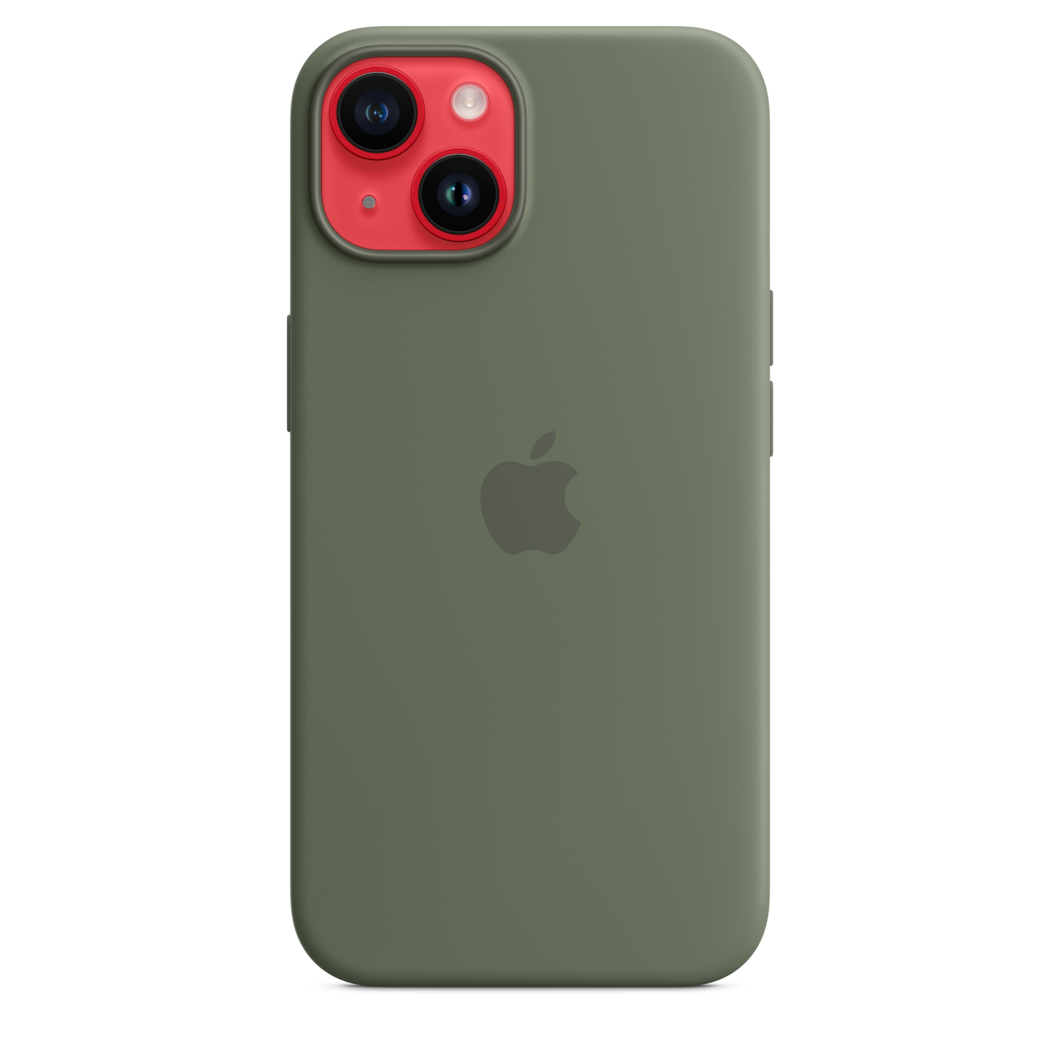 APPLE Cover Silicone MagSafe iPhone 14 Olijfgroen (MQU83ZM/A)