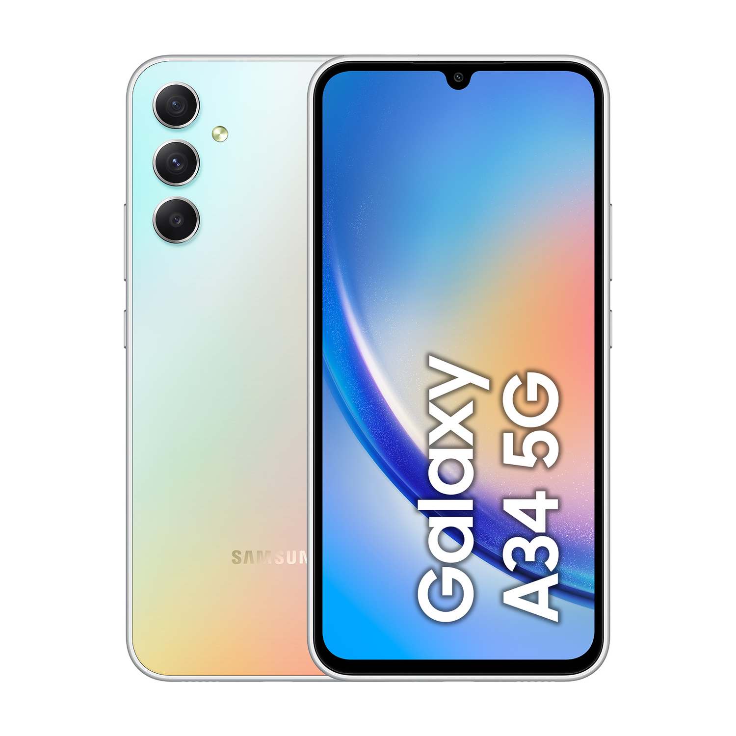 Samsung Galaxy A34 5G 256Gb, 256 GB, Awesome Silver